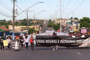 Ato ocorreu na zona Leste de Manaus (Foto: Cilas Reis)