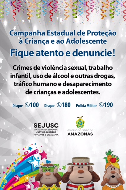 You are currently viewing Sejusc lança campanha estadual de proteção à criança e ao adolescente para o interior do Amazonas