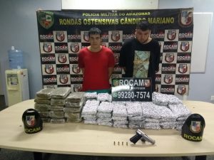 Read more about the article Rocam prende dupla com 60kg de drogas