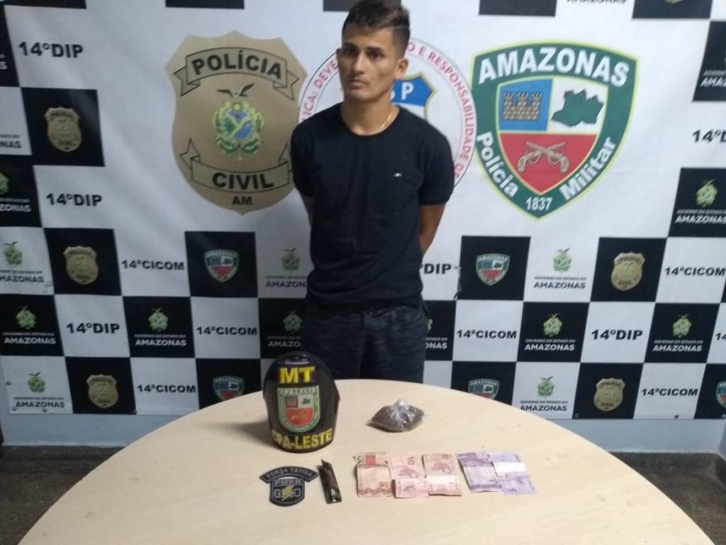 You are currently viewing Homem é preso por tráfico de drogas no Coroado, em Manaus