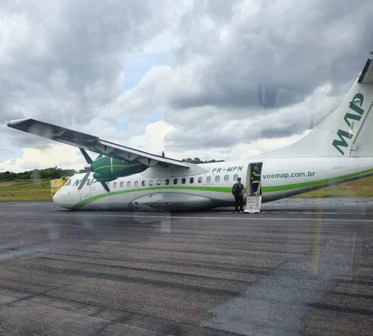 No momento, você está visualizando Avião faz pouso de barriga no aeroporto de Manaus e voos são suspensos