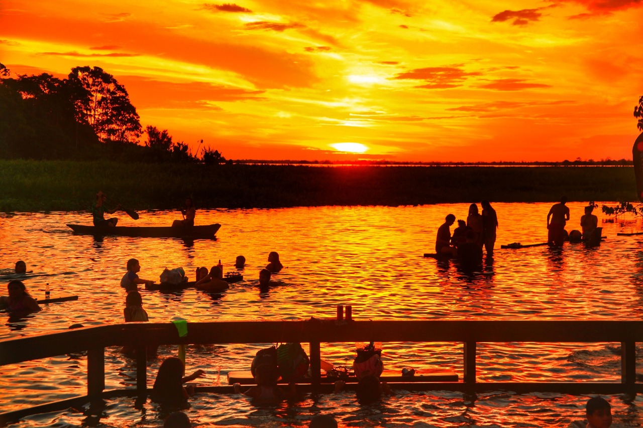 You are currently viewing Balneários e trilhas aquáticas são opções para turista se refrescar do calor da Ilha Tupinambarana