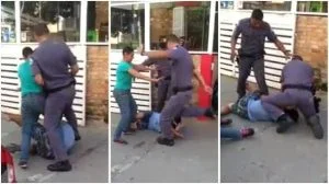 Leia mais sobre o artigo Policiais agridem violentamente casal de carroceiros na rua e causa revolta. Confira o vídeo!