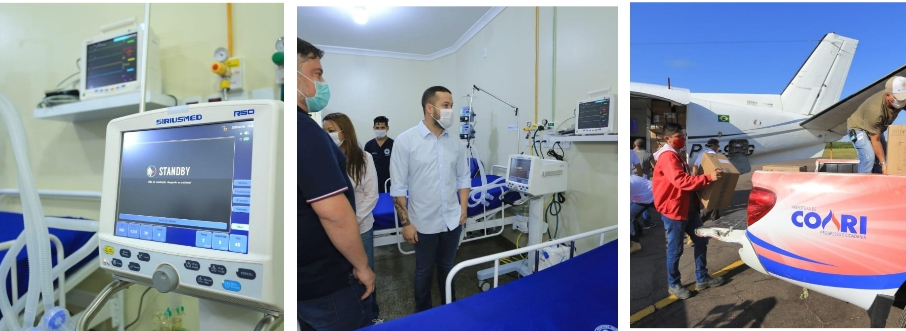 No momento, você está visualizando Coari recebe respiradores e equipamentos para novos leitos de UCI no Hospital Regional
