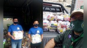 Read more about the article Escoteiros arrecadam alimentos para famílias vítimas da Covid-19 em Manaus