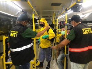 Read more about the article Prefeitura intensifica fiscalização na higienização dos ônibus