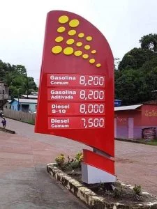 Leia mais sobre o artigo Preço do litro da gasolina chega a R$ 8,20 em município do Acre