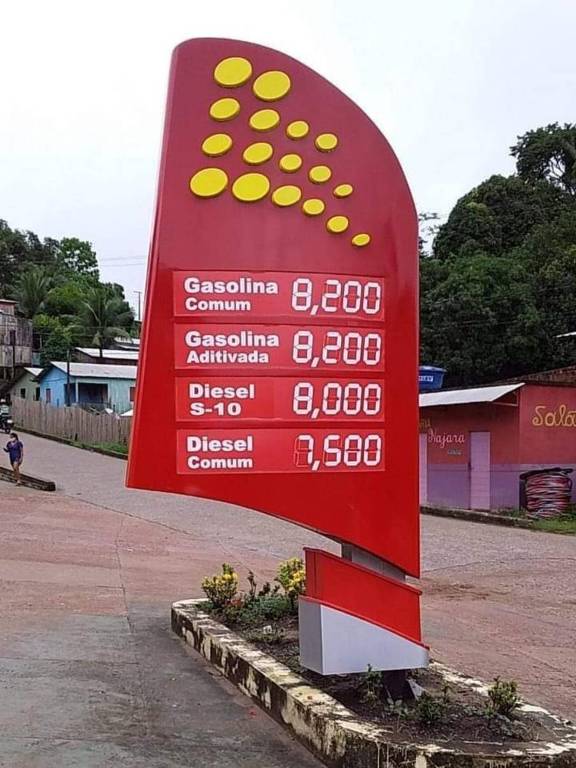 You are currently viewing Preço do litro da gasolina chega a R$ 8,20 em município do Acre