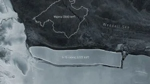 Leia mais sobre o artigo Maior iceberg do mundo se desprende de geleira na Antártica