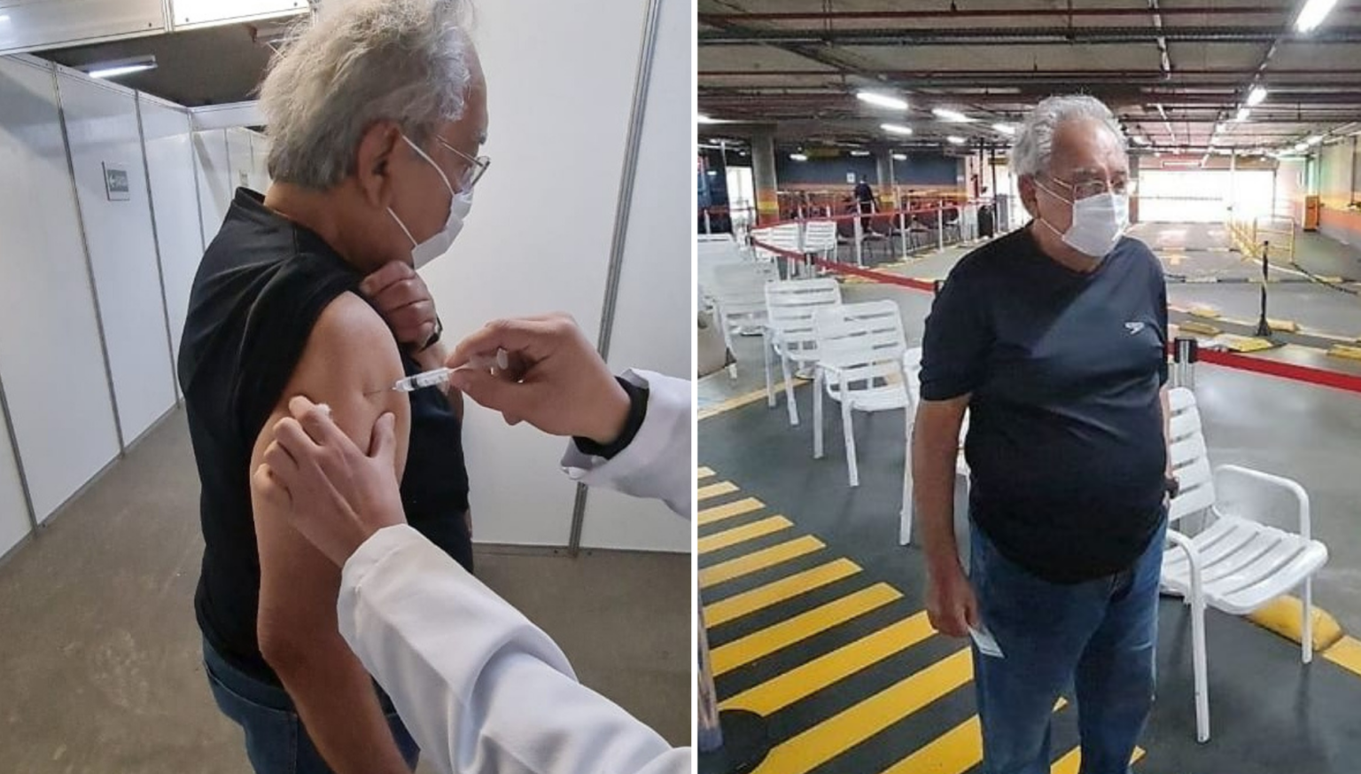 No momento, você está visualizando Nas redes sociais, Amazonino anuncia retorno para Manaus após tomar segunda dose da vacina em São Paulo