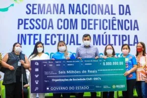 Leia mais sobre o artigo Governador AM anuncia repasse de R$ 6 milhões para instituições que atuam com pessoas com deficiência