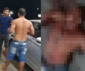 Leia mais sobre o artigo IMAGENS FORTES! HOMEM É MORTO A FACADAS POR UM AMIGO DURANTE DISCUSSÃO EM POSTO DE COMBUSTÍVEIS