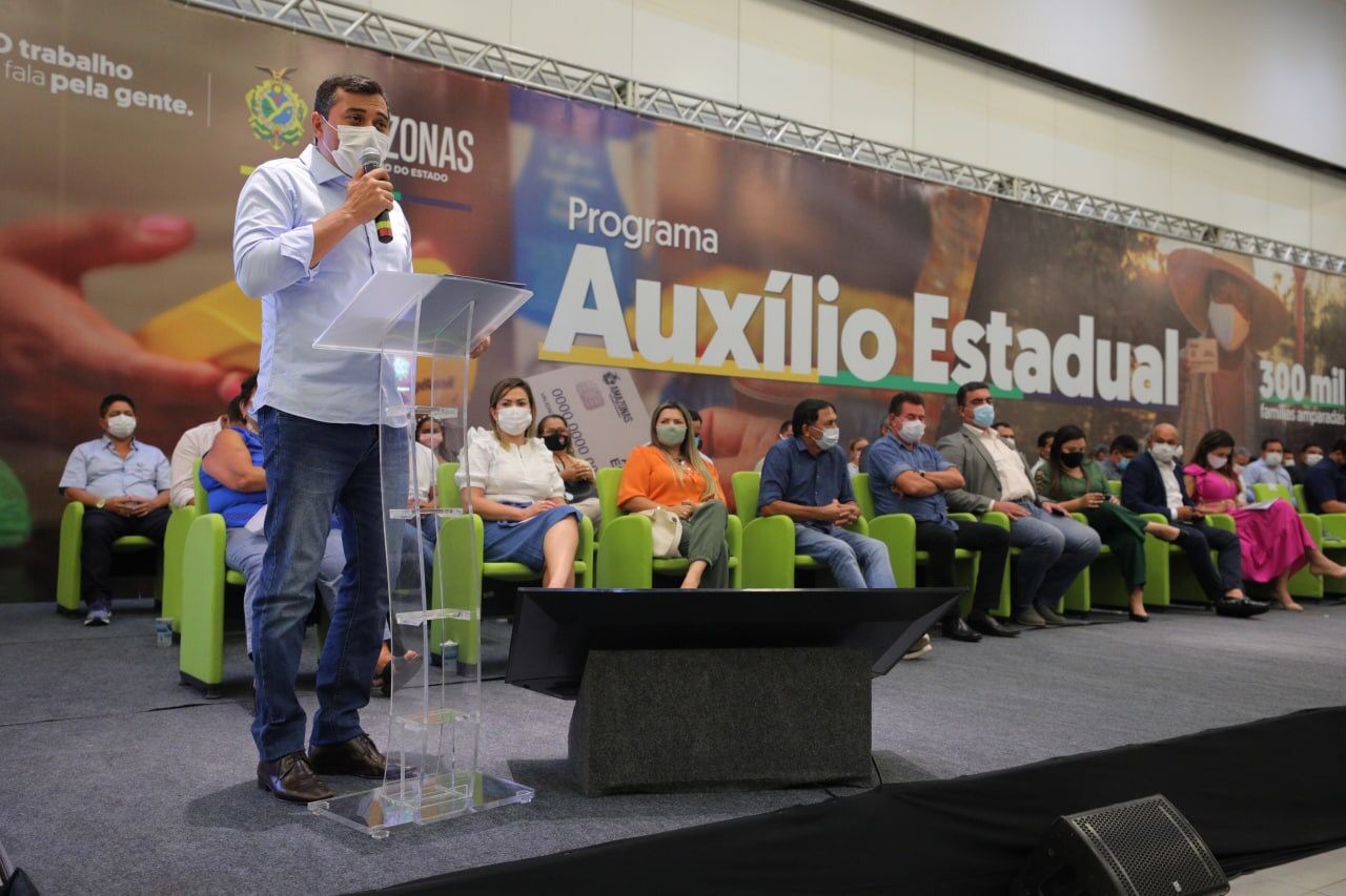 You are currently viewing Governador Wilson Lima anuncia Auxílio Estadual permanente para 300 mil famílias em vulnerabilidade social