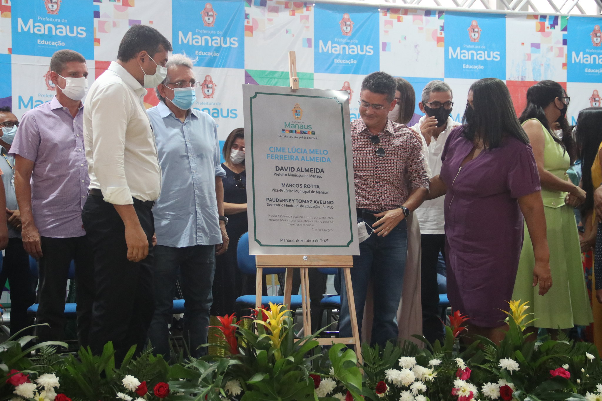 You are currently viewing Prefeito de Manaus David Almeida inaugura primeiro Cime de educação integral da sua gestão