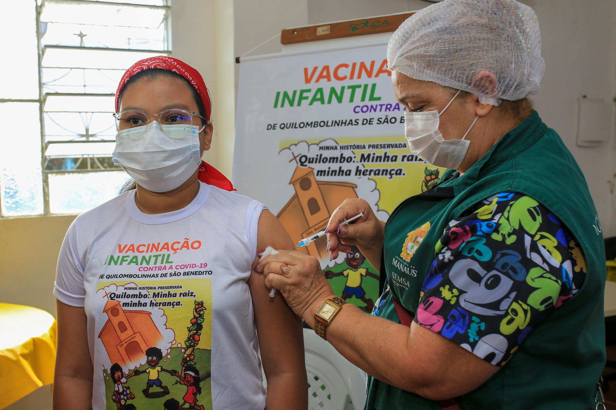 You are currently viewing Prefeitura de Manaus inicia vacinação de crianças quilombolas contra a Covid-19