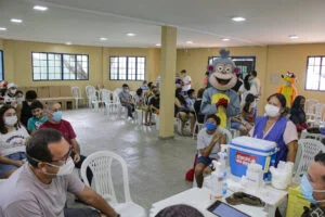 Leia mais sobre o artigo Vacinação infantil tem atividades lúdicas promovidas pela prefeitura nos pontos de atendimento