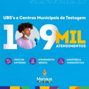 Read more about the article Centros Municipais de Testagem e UBSs realizaram 109 mil testes de Covid-19