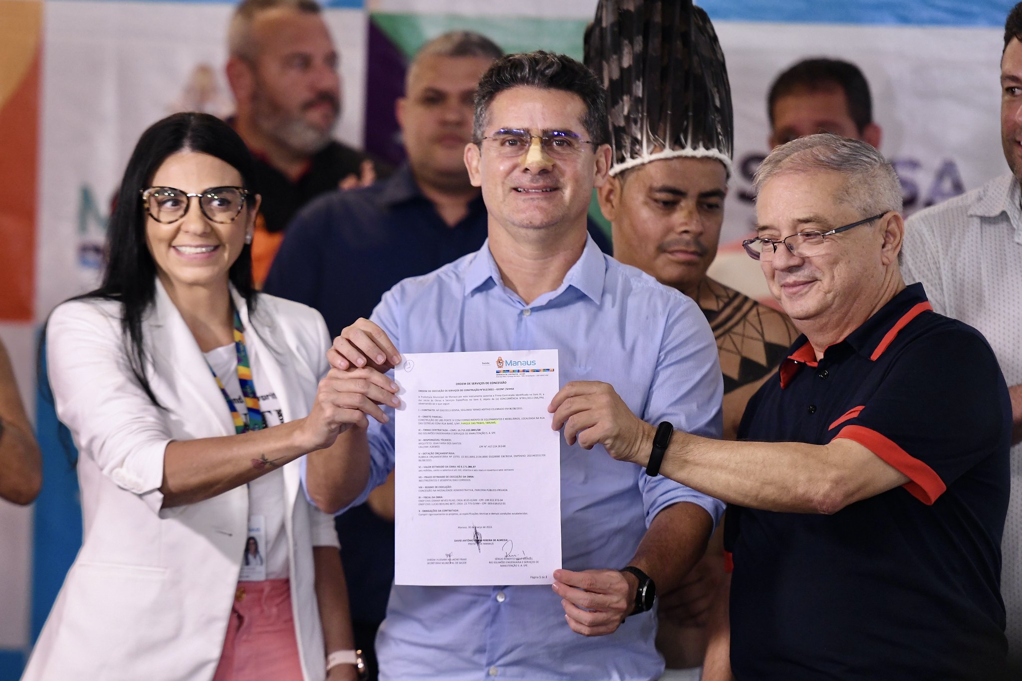 No momento, você está visualizando Prefeito David Almeida dá início às obras de três novas UBSs porte lV