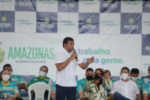 Read more about the article Em Autazes, interior do Amazonas governador Wilson Lima inaugura ramais e anuncia investimentos