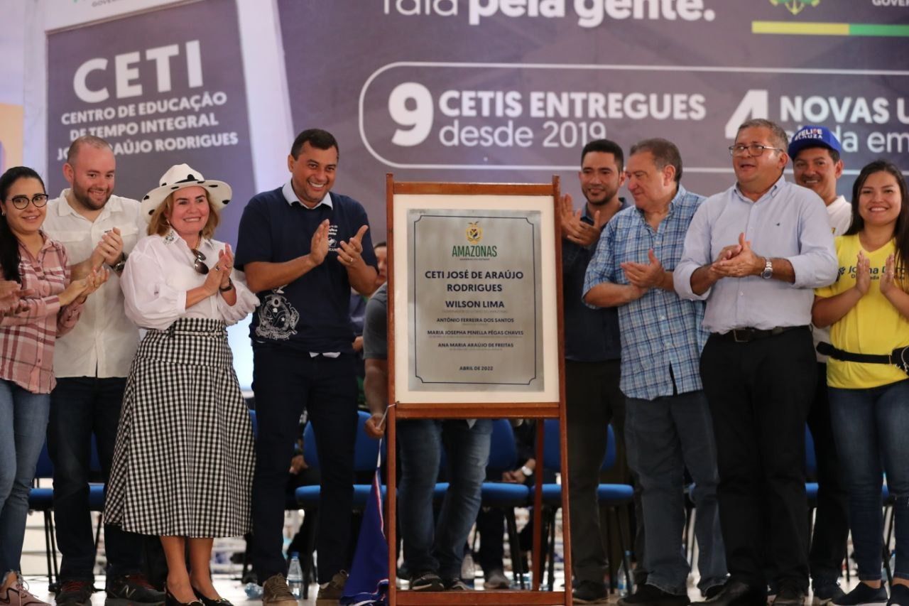 You are currently viewing Wilson Lima inaugura Ceti em Codajás, a décima escola de tempo integral da atual gestão