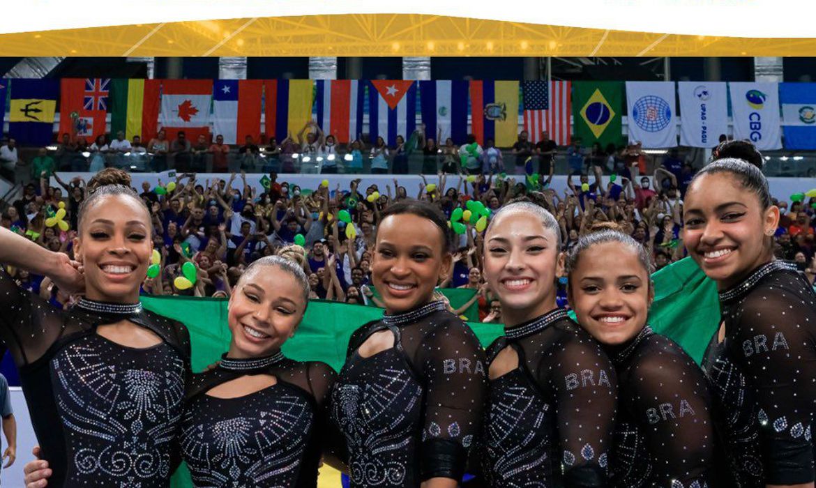 You are currently viewing Seleção feminina é campeã por equipes no Pan de ginástica artística