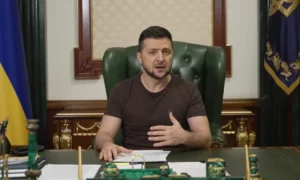 Read more about the article Zelensky, da Ucrânia, pede gás natural e armas de longo alcance ao G7