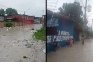 Read more about the article Chuva causa alagamentos e desabamentos nesta terça-feira (13), em Manaus