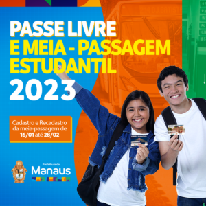 Read more about the article Passe Livre e Meia-Passagem Estudantil 2023