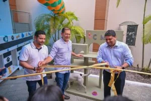 Leia mais sobre o artigo Vereador Caio André inaugura espaço pet para animais que vivem nas dependências da CMM