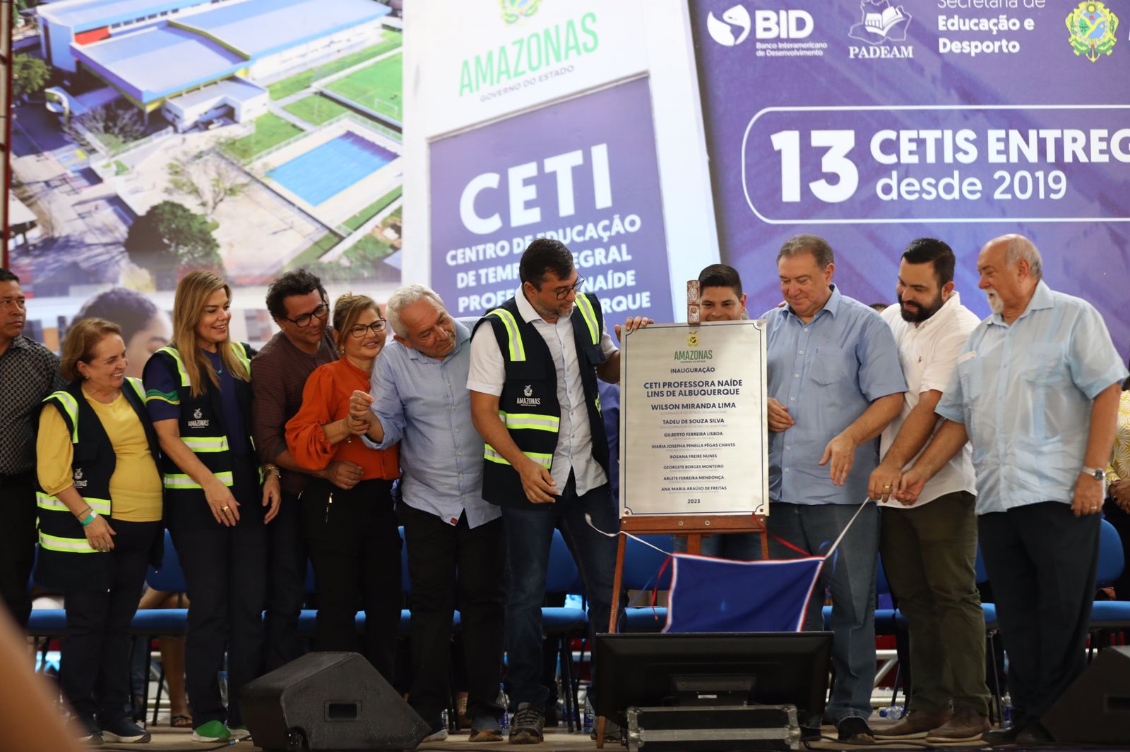 You are currently viewing Em Fonte Boa, interior do Amazonas, governador Wilson Lima inaugura 13º Ceti da sua gestão