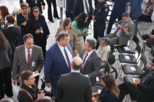 Read more about the article Em Brasília, governador em exercício Tadeu de Souza destaca que novo programa federal fortalece parceria com estado na segurança pública