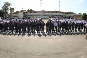 Leia mais sobre o artigo Aprovados em concurso da Polícia Militar se apresentam no Comando Geral para Curso de Formação de Oficiais e de Soldados