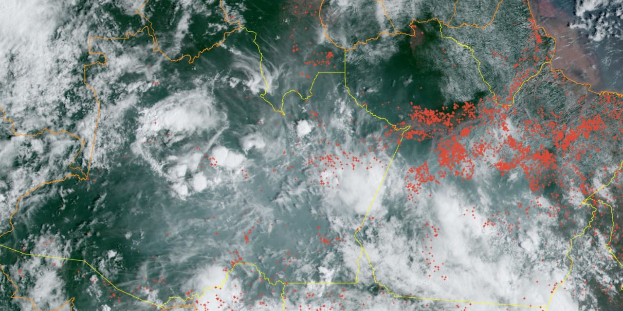 You are currently viewing Satélites de monitoramento mostram influência de queimadas no Pará na qualidade do ar em Manaus e municípios do Baixo Amazonas