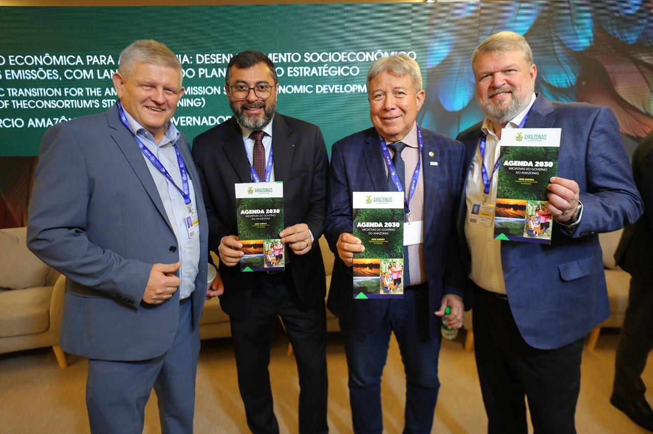 No momento, você está visualizando Na COP-28, Wilson Lima diz que BR-319 é importante para combater a pobreza e garantir o desenvolvimento social