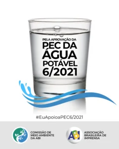 Leia mais sobre o artigo Associação Brasileira de Imprensa promove campanha pela aprovação da PEC da Água Potável