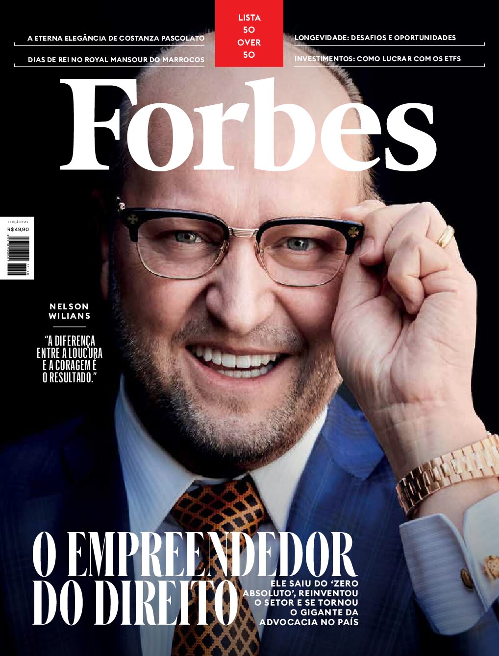 You are currently viewing Nelson Wilians: primeiro advogado a estampar a capa da Forbes Brasil