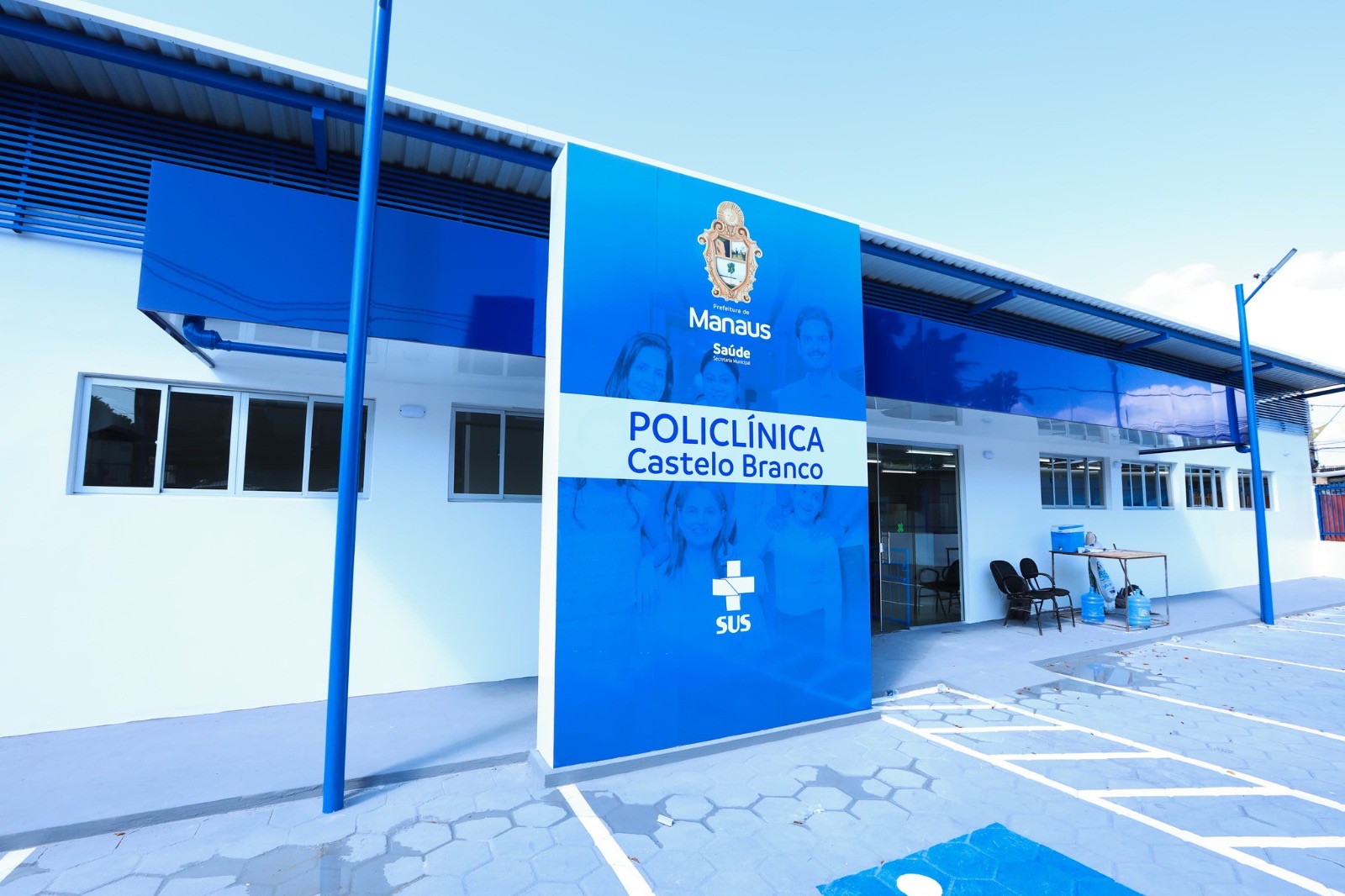 No momento, você está visualizando Prefeito David Almeida vistoria fase final de conclusão das obras da nova policlínica Castelo Branco