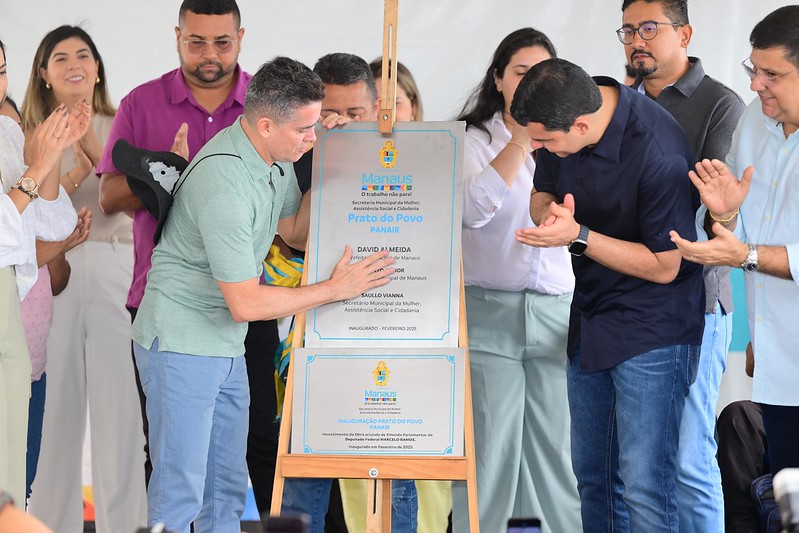 No momento, você está visualizando David Almeida inaugura 12ª unidade do “Prato do Povo” na Feira da Panair