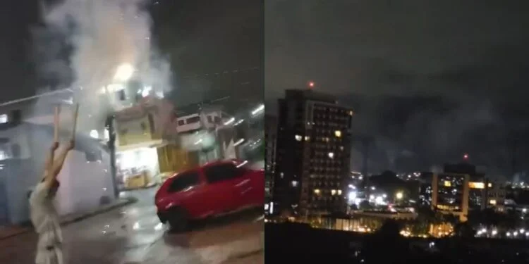 You are currently viewing Queima de fogos é registrada em Manaus com anúncio de aniversário de facção criminosa