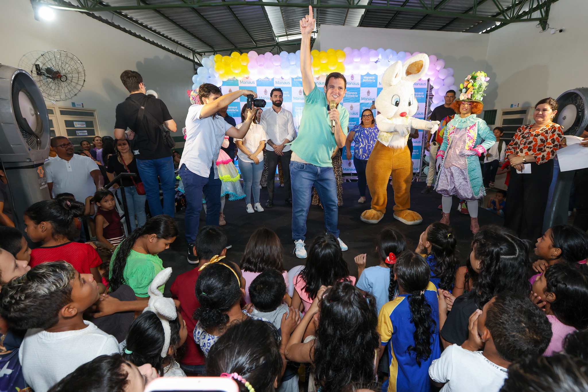 You are currently viewing Vice-prefeito Renato Junior abre a ‘Páscoa da Floresta’ com ação para mais de 2 mil crianças no Parque das Tribos