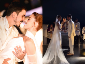 Read more about the article Oficialmente casados! Gio Lancellotti e Gabriel falam sobre cerimônia no Cristo Redentor