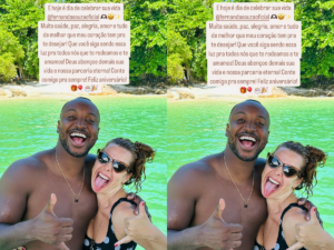 Read more about the article Thiaguinho homenageia a ex Fernanda Souza em aniversário: “Conte comigo para sempre”