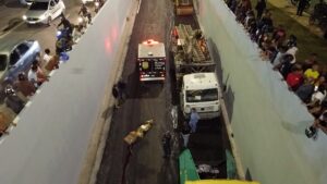 Read more about the article Homem morre após queda de viaduto Rei Pelé durante tentativa de fuga