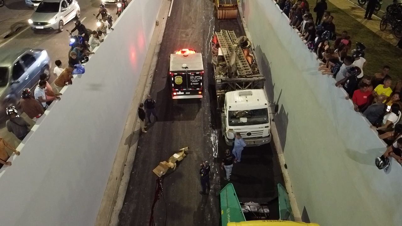 You are currently viewing Homem morre após queda de viaduto Rei Pelé durante tentativa de fuga