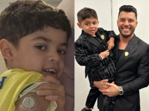 Read more about the article Diagnosticado com diabetes, filho de Marília Mendonça usa sensor para monitorar doença