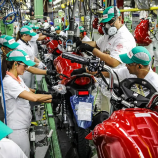 Produção de motos no Polo Industrial de Manaus bate 1 milhão no semestre e registra maior alta desde 2011