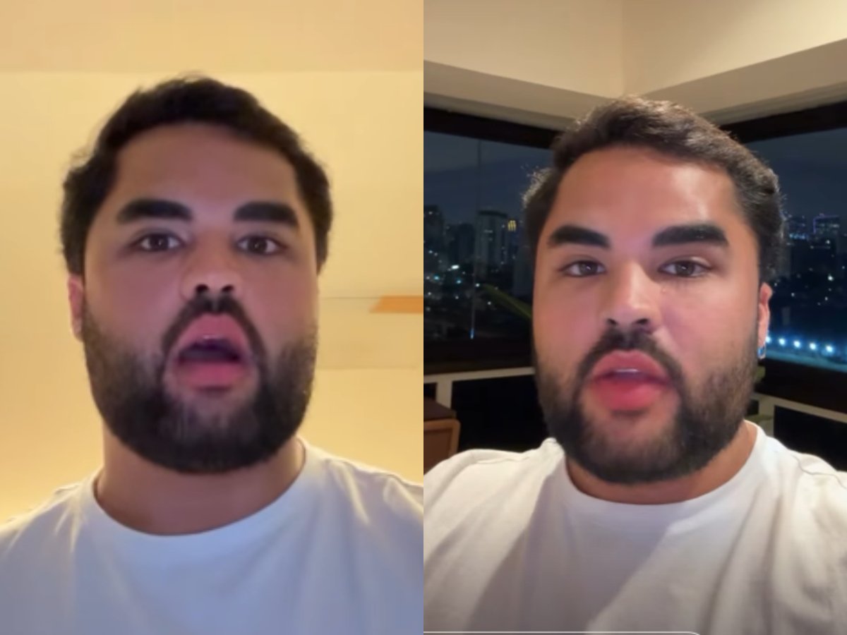 Lucas Guedez se defende após vídeo com filha de Virginia e comparações com Hytalo