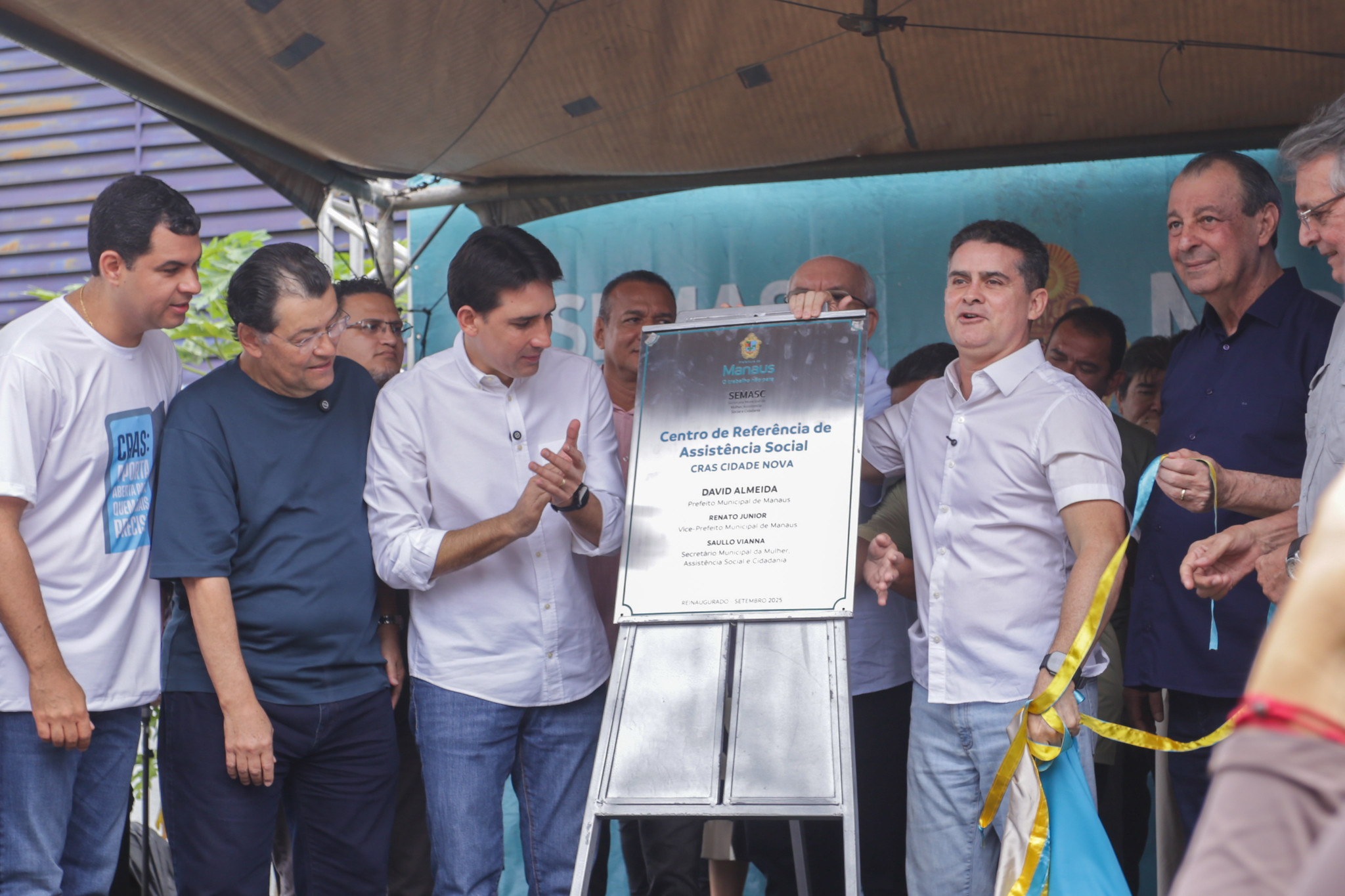 No momento, você está visualizando David Almeida reinaugura maior Cras de Manaus totalmente revitalizado e reafirma compromisso com assistência social e preservação ambiental