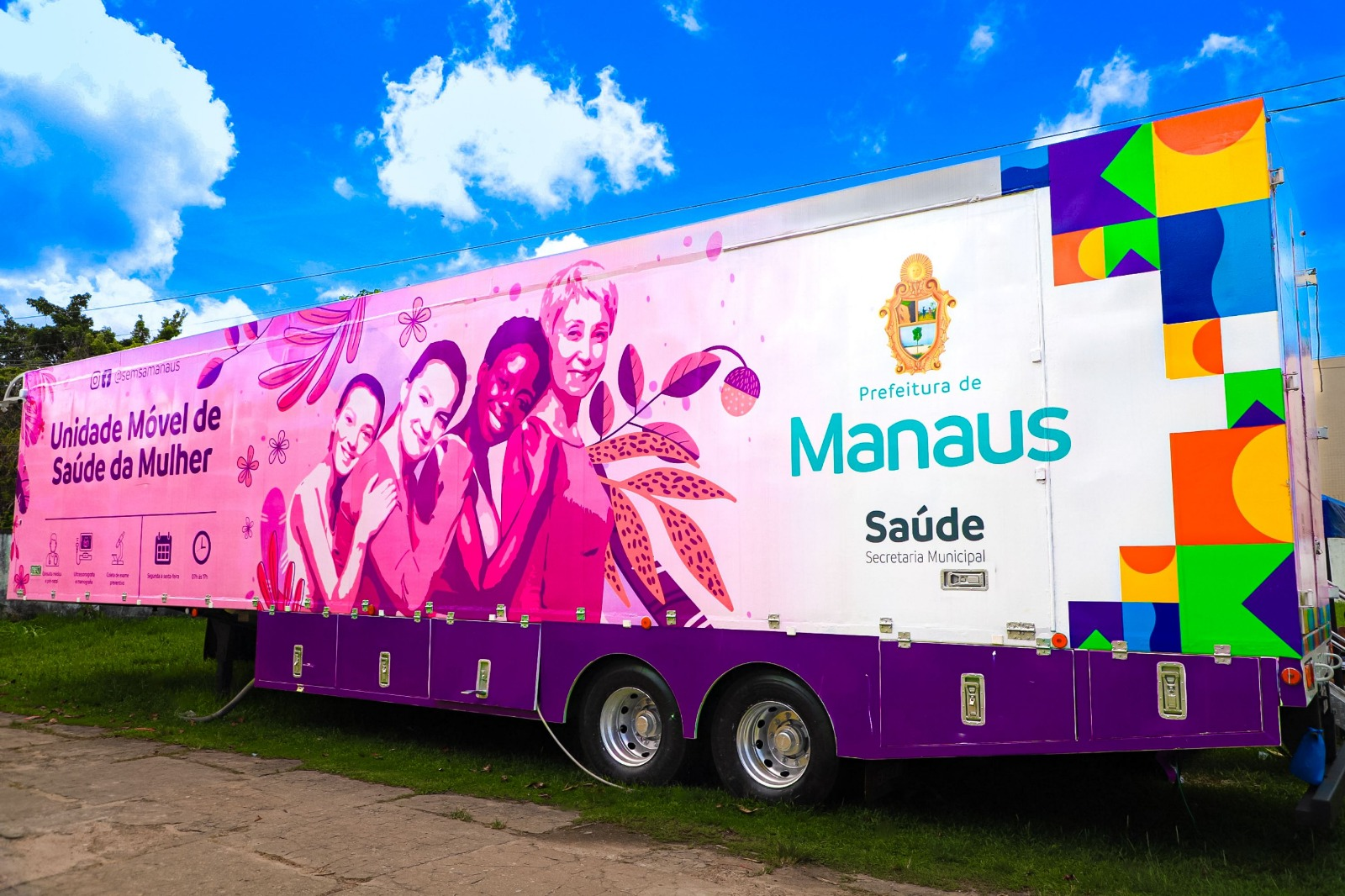 No momento, você está visualizando Prefeitura de Manaus informa localização das Unidades Móveis de Saúde da Mulher