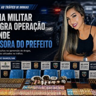 Escândalo em Boa Vista do Ramos: Auxiliar do Gabinete do Prefeito Jarlem Trindade é presa em operação contra o Tráfico de Drogas